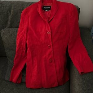 Giorgio Armani red blazer